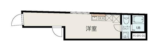 都営大江戸線 中井駅 徒歩5分 4階建 築3年の間取り写真
