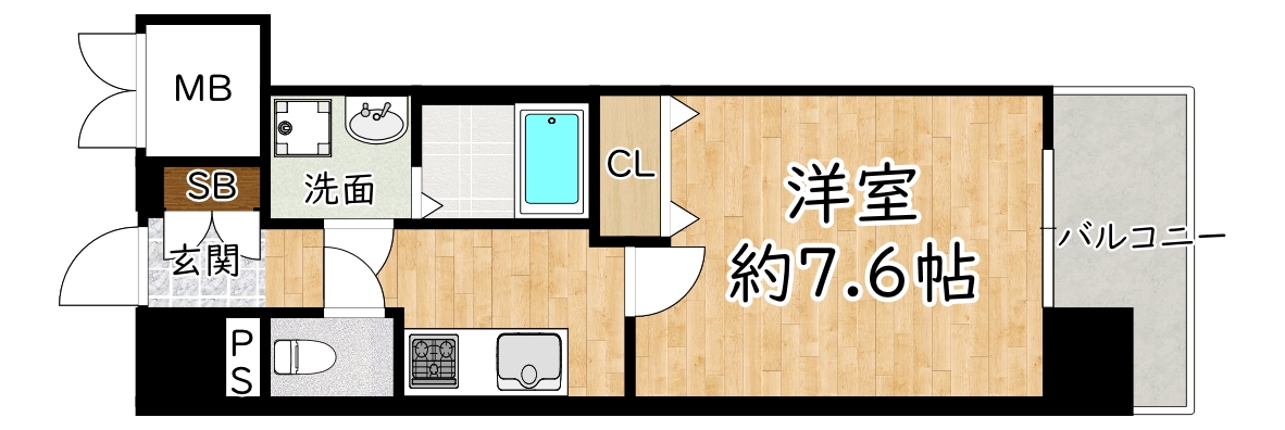 レジュールアッシュJUSOの間取り写真