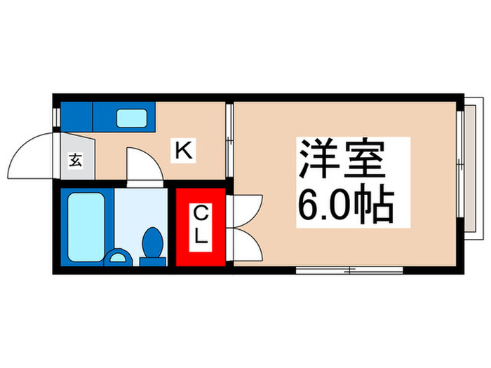 メゾンイナヨシの間取り写真