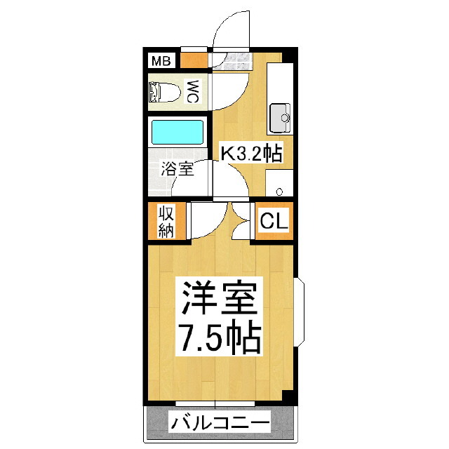グレースフル芳川A・Bの間取り写真