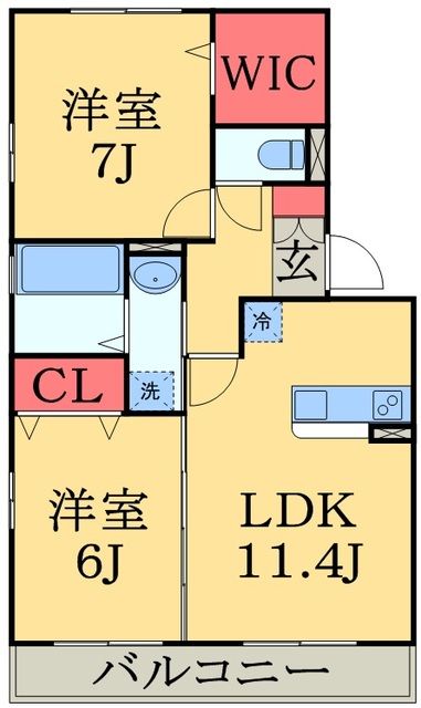 ヒラリバーの間取り写真