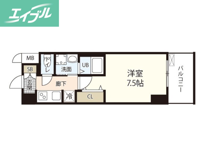 S-RESIDENCE表町の間取り写真