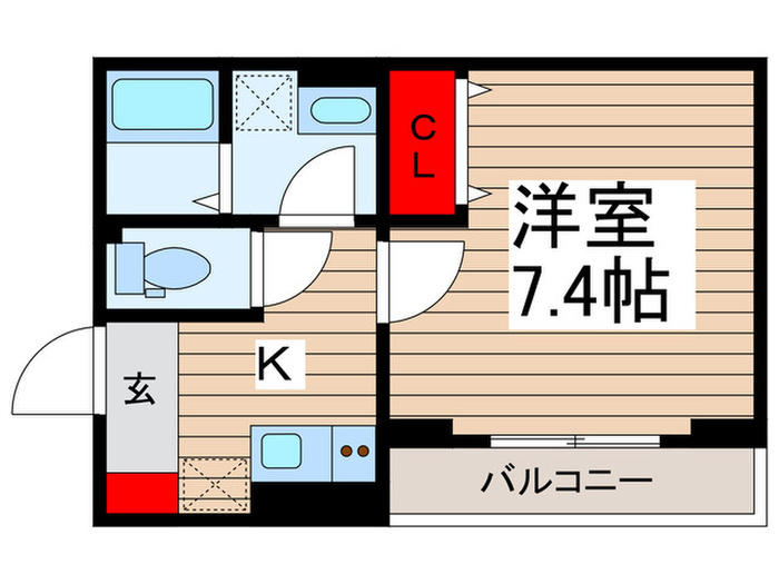 ウインドテラス セカンド 八広Iの間取り写真