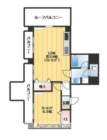 ＪＲ中央線 荻窪駅 徒歩2分 6階建 築36年の間取り写真
