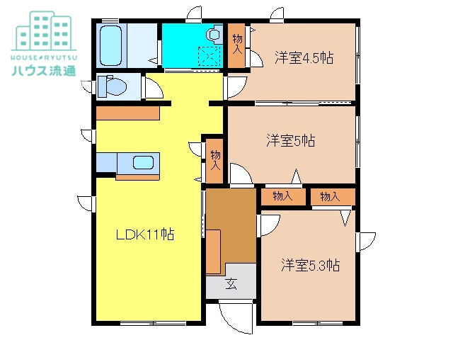 シャーメゾン元町の間取り写真