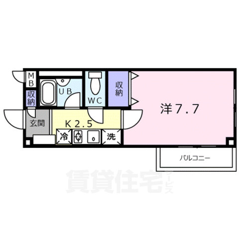 大津市国分のアパートの間取り