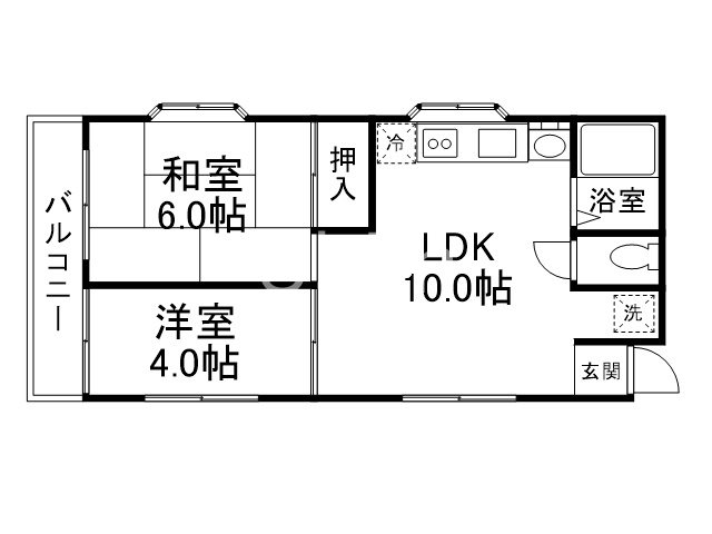 エクセレント小川の間取り