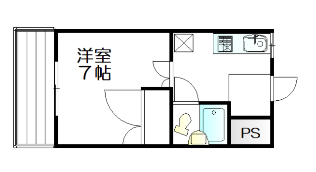 サンライズコーポ大成の間取り