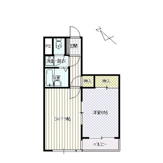 パークハイム木曽坂の間取り