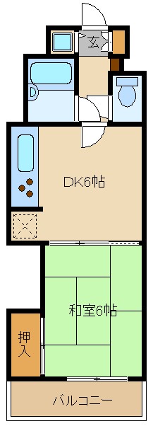 【ファミールハイツ北大阪５号棟弐番館の間取り】