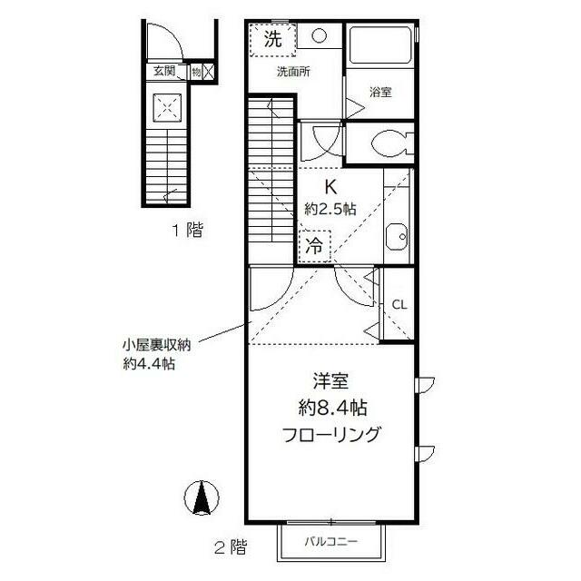 デザインコート大崎の間取り