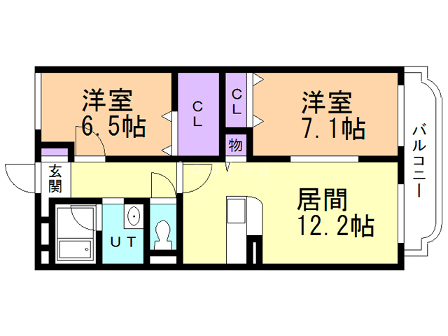 ピュアパレスの間取り