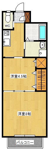 プチメゾン小栗の間取り