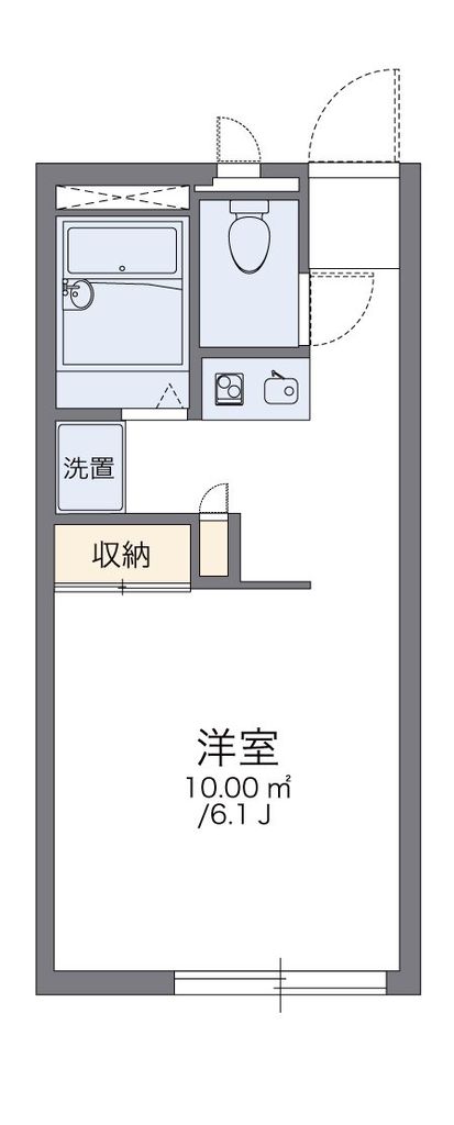 松戸市紙敷のアパートの間取り