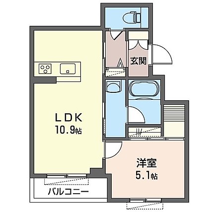 【松戸市中矢切のマンションの間取り】