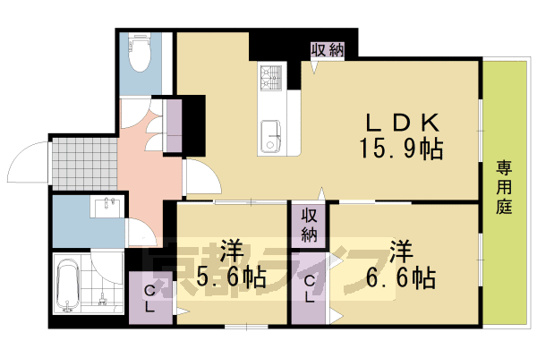 シャーメゾン　セレナイトの間取り