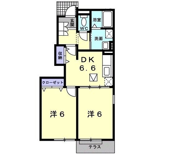 アルハンブラ一番館の間取り