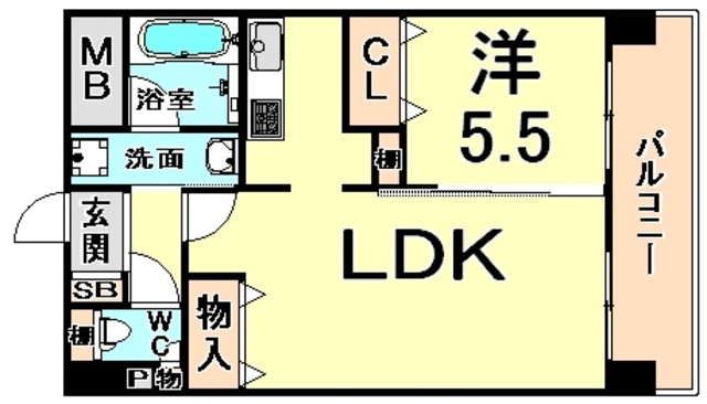 グリーン　テラス　尼崎の間取り