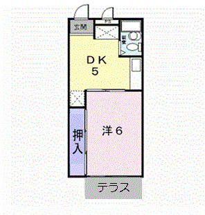 シティハイツさちの間取り