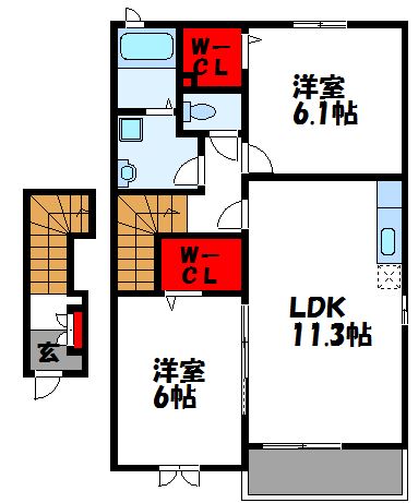 プラシードの間取り