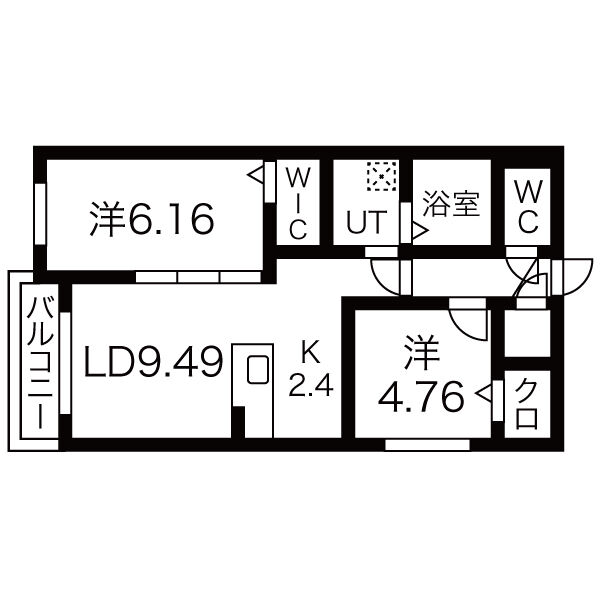 ル・ヌアージュ宮の沢の間取り