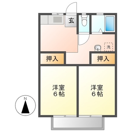 コーポグロリアの間取り