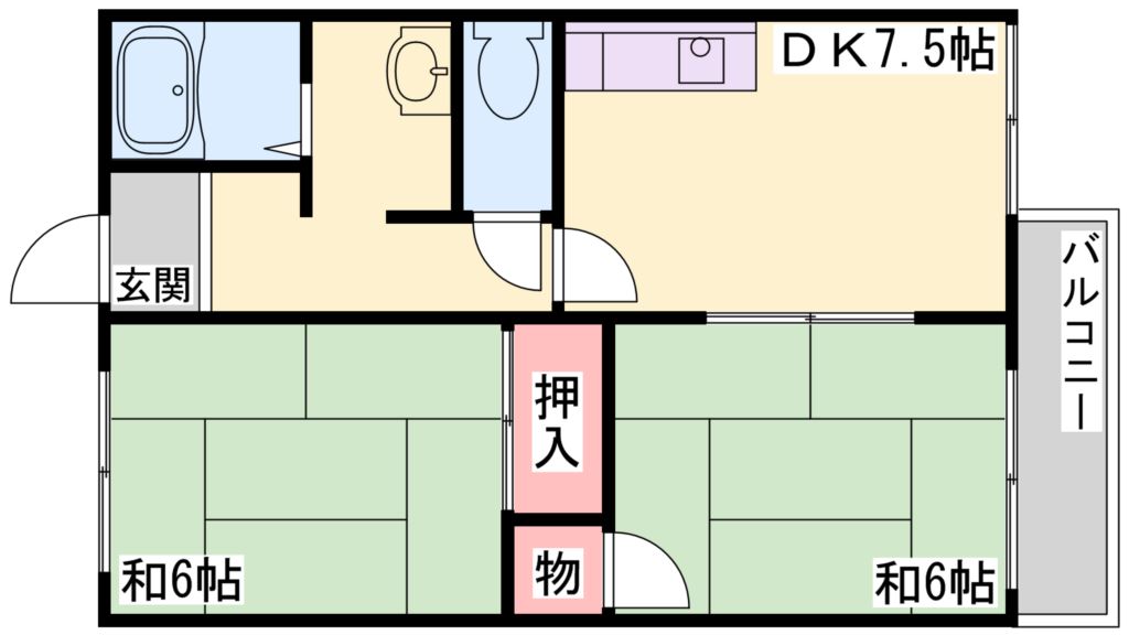 フレグランス藤の間取り