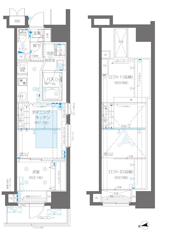 ZOOM新宿御苑前の間取り