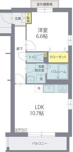 グリーンヒルズEAST　Iの間取り