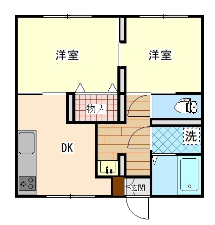 森井ハイツの間取り