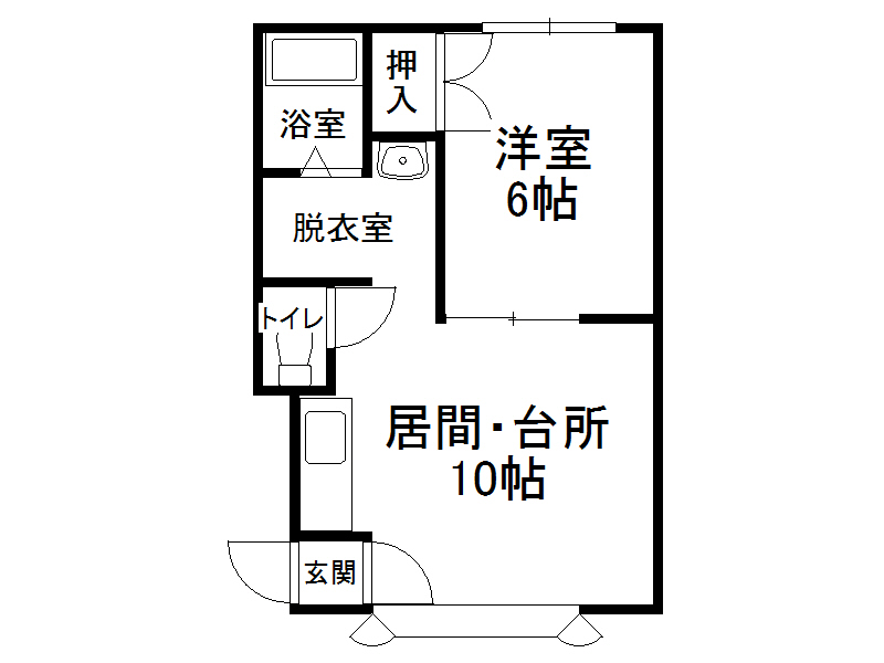 オアシスIの間取り