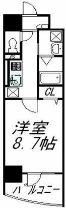 台東区北上野のマンションの間取り