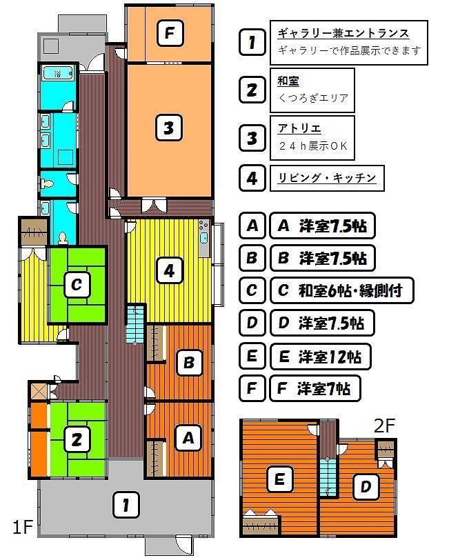 治五右衛門の間取り