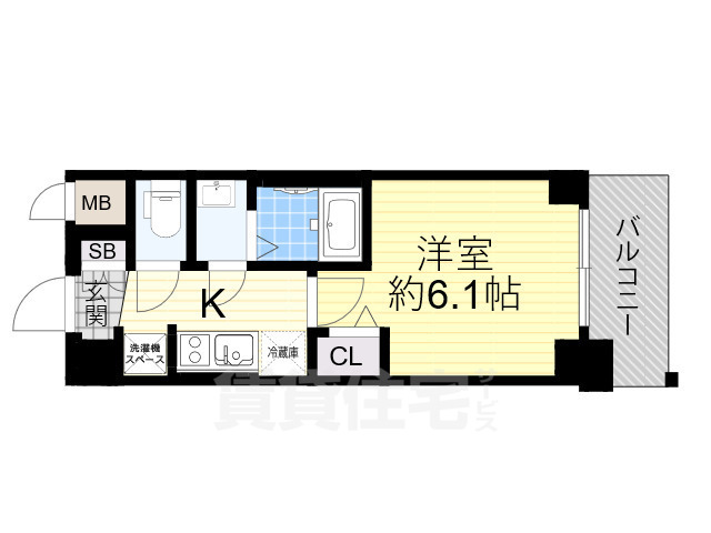 プレサンス東三国駅前グランクラスの間取り