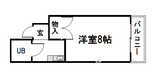 シンプルハイツベニスの間取り