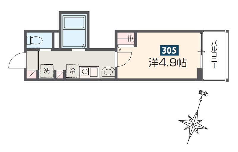 MELDIA与野本町IIIの間取り