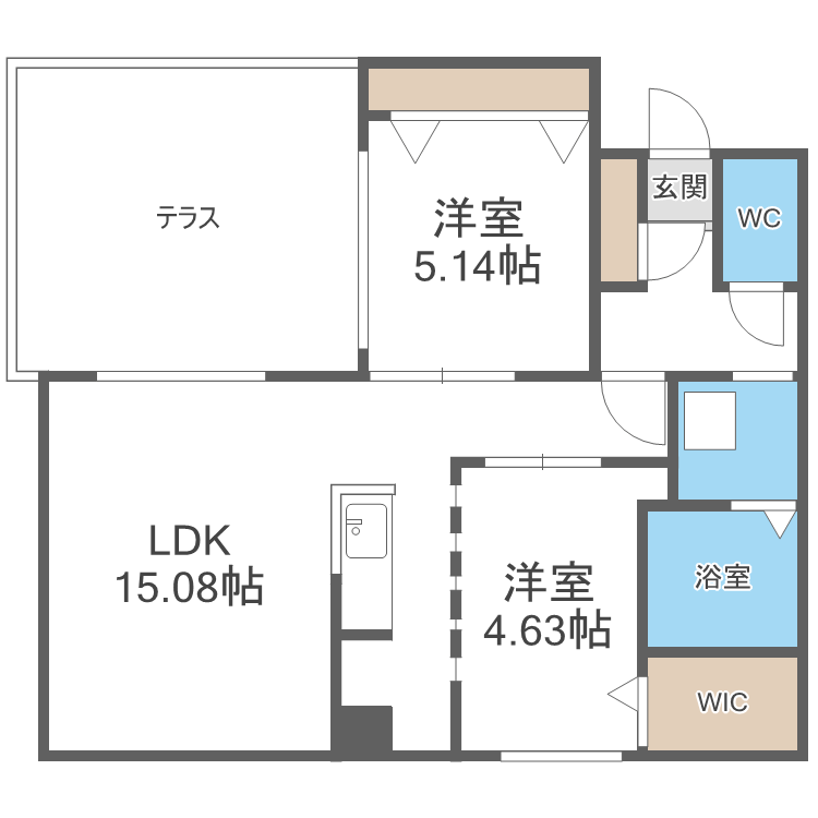 コローレ８１９の間取り