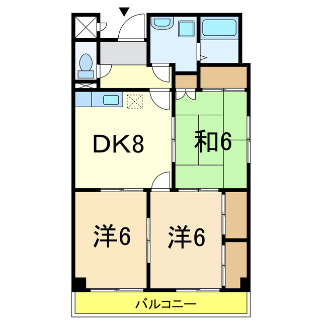 West Core長岡の間取り