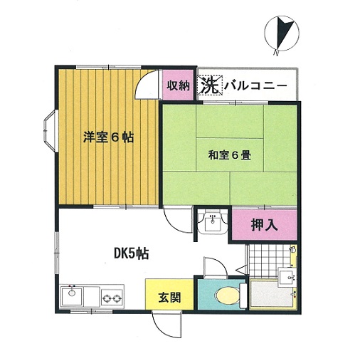 鈴木コーポの間取り