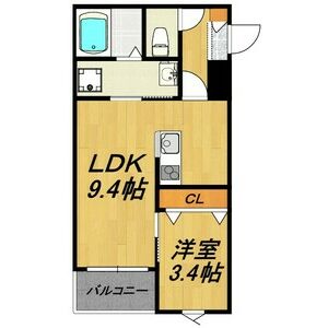 LECOCON北名古屋の間取り