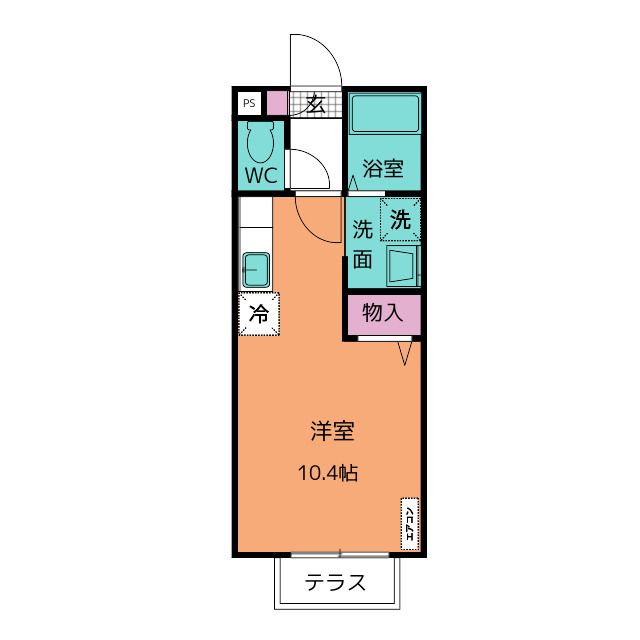 アドバンテージＭの間取り