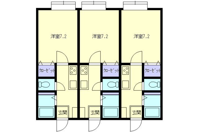 クレールヒルの間取り