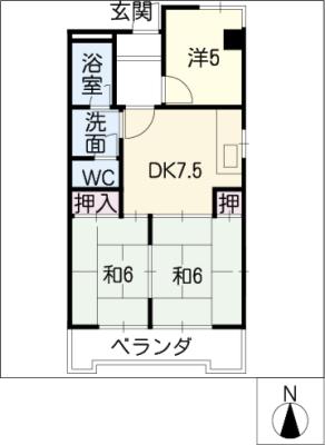 中根ヒルズの間取り