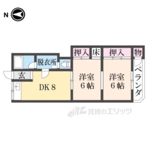 マンション三倉の間取り