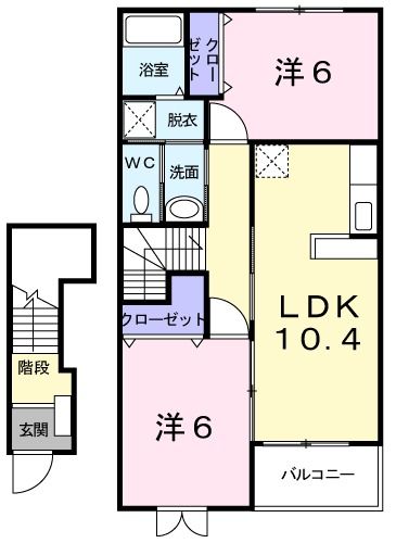 トータルインＡの間取り