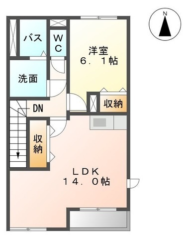 ヴァンベール　臼杵の間取り