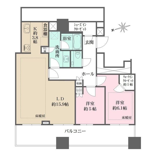WORLD TOWER RESIDENCEの間取り写真