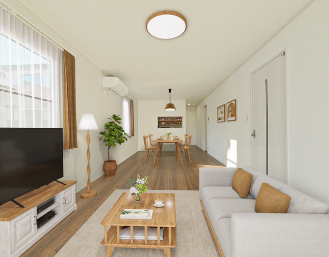 居室・リビング　写真内の家具家電はイメージＣＧとなります。