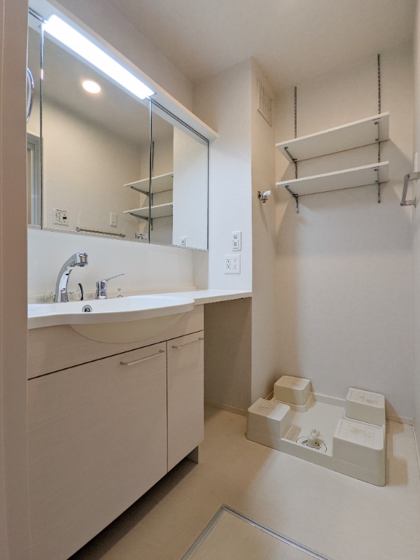 洗面設備　図面と現状に相違がある場合には現状を優先