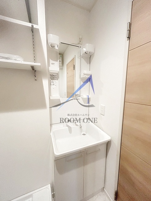洗面設備　洗面台です。